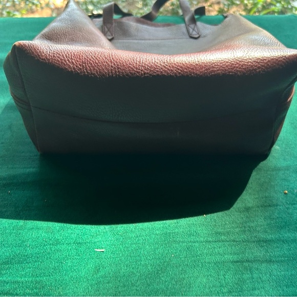 Madewell Rich Brown Leather Tote - Picture 10 of 12